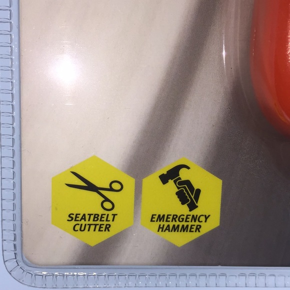 Armor All Emergency Window Hammer Glass Breaker Seat Belt Cutter Auto Safety New - Picture 6 of 14